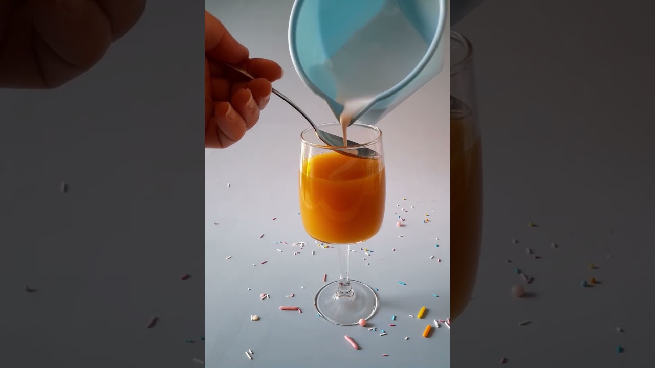 Comment faire une boisson à étages (technique de mixologie) #cocktail