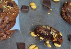 ces cookies au chocolat et cacahuetes sont très moelleux