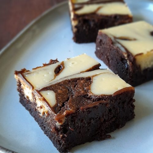 Carrés de fondant chocolat et mascarpone