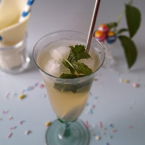 cocktail sans alcool lemon mint cooler