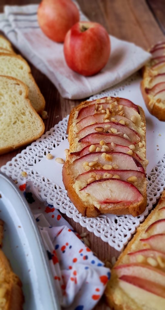 tartines briochees peches