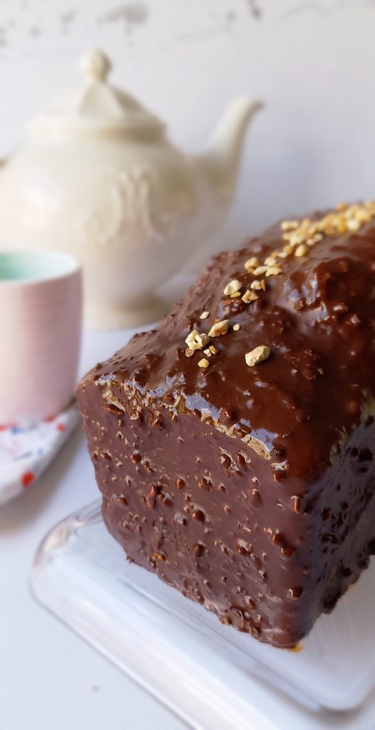 glacage rocher cake pistache praline